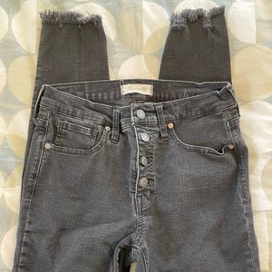 Madewell high rise skinny jeans